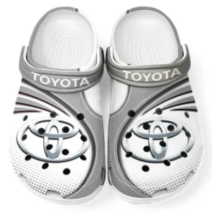 Toyota Crocs Sandals For Men Women, Gift For Toyota Fan CAR181031525691 - Gray