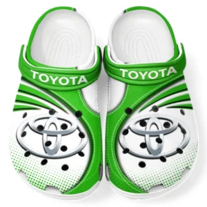 Toyota Crocs Sandals For Men Women, Gift For Toyota Fan CAR181031525691 - Green