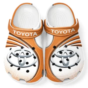 Toyota Crocs Sandals For Men Women, Gift For Toyota Fan CAR181031525691 - Orange