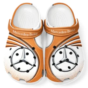 Mercedes Benz Crocs Sandals For Men Women, Gift For Mercedes Benz Fan CAR181031525692 - Orange
