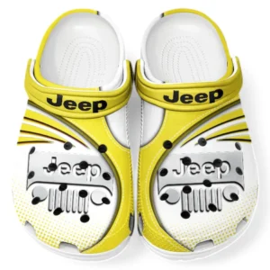 Jeep Crocs Sandals For Men Women, Gift For Jeep Fan CAR181031525694 - Yellow