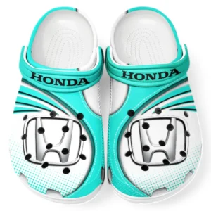 Honda Crocs Sandals For Men Women, Gift For Honda Fan CAR181031525695 - Cyan