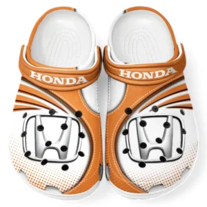 Honda Crocs Sandals For Men Women, Gift For Honda Fan CAR181031525695 - Orange
