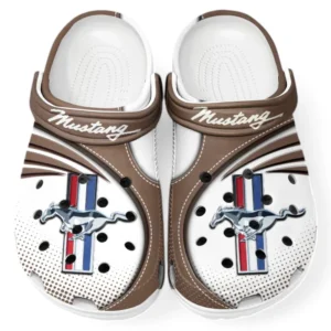 Ford Mustang Crocs Sandals For Men Women, Gift For Ford Mustang Fan CAR181031525696 - Brown
