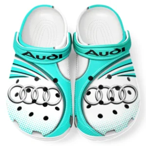 Audi Crocs Sandals For Men Women, Gift For Audi Fan CAR181031525697 - Cyan