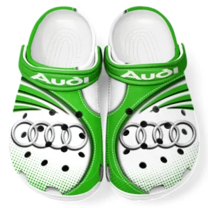 Audi Crocs Sandals For Men Women, Gift For Audi Fan CAR181031525697 - Green