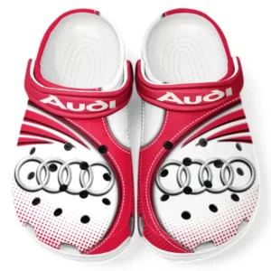 Audi Crocs Sandals For Men Women, Gift For Audi Fan CAR181031525697 - Red