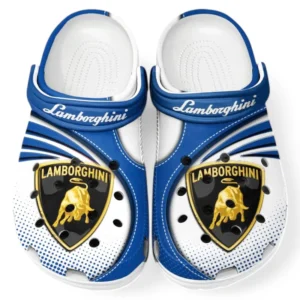 Lamborghini Crocs Sandals For Men Women, Gift For Lamborghini Fan CAR181031525698 - Blue