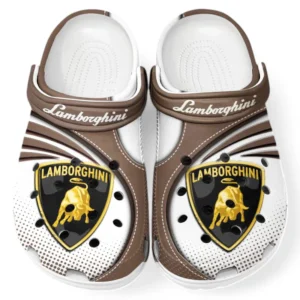 Lamborghini Crocs Sandals For Men Women, Gift For Lamborghini Fan CAR181031525698 - Brown