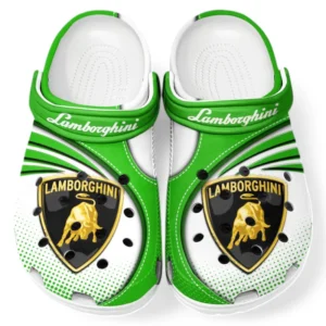 Lamborghini Crocs Sandals For Men Women, Gift For Lamborghini Fan CAR181031525698 - Green