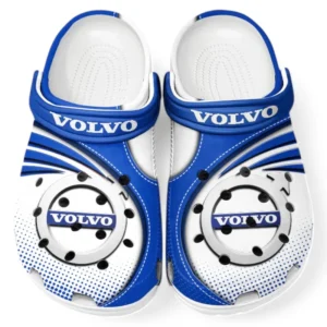 Volvo Crocs Sandals For Men Women, Gift For Volvo Fan CAR181031525699 - Blue