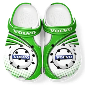 Volvo Crocs Sandals For Men Women, Gift For Volvo Fan CAR181031525699 - Green