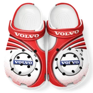 Volvo Crocs Sandals For Men Women, Gift For Volvo Fan CAR181031525699 - Red