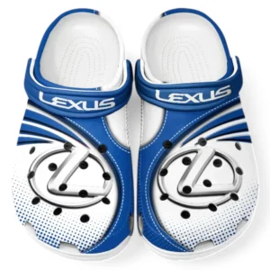 Lexus Crocs Sandals For Men Women, Gift For Lexus Fan CAR181031525701 - Blue