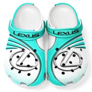 Lexus Crocs Sandals For Men Women, Gift For Lexus Fan CAR181031525701 - Cyan