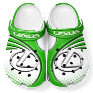 Lexus Crocs Sandals For Men Women, Gift For Lexus Fan CAR181031525701 - Green
