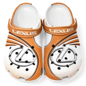 Lexus Crocs Sandals For Men Women, Gift For Lexus Fan CAR181031525701 - Orange