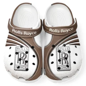 Rolls Royce Crocs Sandals For Men Women, Gift For Rolls Royce Fan CAR181031525704 - Brown