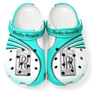 Rolls Royce Crocs Sandals For Men Women, Gift For Rolls Royce Fan CAR181031525704 - Cyan