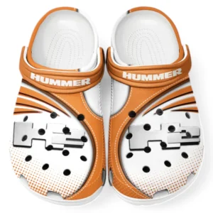 Hummer H2 Crocs Sandals For Men Women, Gift For Hummer H2 Fan CAR181031525706 - Orange