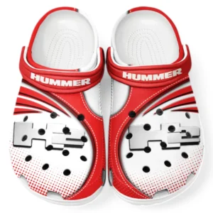 Hummer H2 Crocs Sandals For Men Women, Gift For Hummer H2 Fan CAR181031525706 - Red