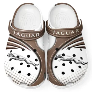 Jaguar Crocs Sandals For Men Women, Gift For Jaguar Fan CAR181031525708 - Brown