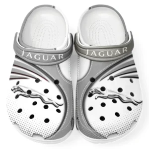 Jaguar Crocs Sandals For Men Women, Gift For Jaguar Fan CAR181031525708 - Gray