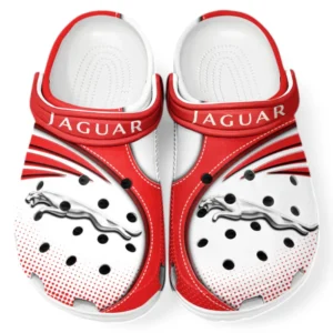 Jaguar Crocs Sandals For Men Women, Gift For Jaguar Fan CAR181031525708 - Red