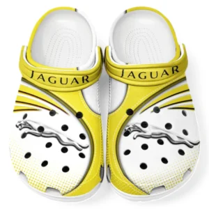 Jaguar Crocs Sandals For Men Women, Gift For Jaguar Fan CAR181031525708 - Yellow