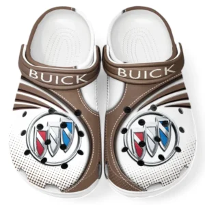 Buick Crocs Sandals For Men Women, Gift For Buick Fan CAR181031525710 - Brown