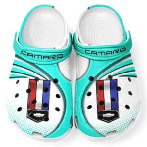 Chevrolet Camaro Crocs Sandals For Men Women, Gift For Chevrolet Camaro Fan CAR181031525713 - Cyan