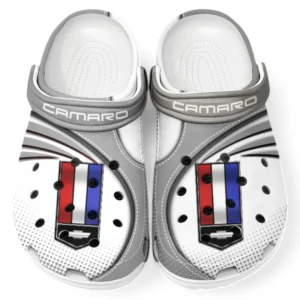 Chevrolet Camaro Crocs Sandals For Men Women, Gift For Chevrolet Camaro Fan CAR181031525713 - Gray