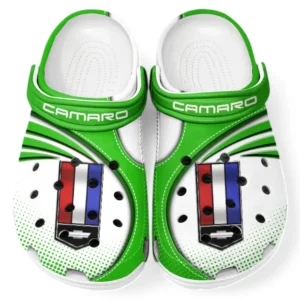 Chevrolet Camaro Crocs Sandals For Men Women, Gift For Chevrolet Camaro Fan CAR181031525713 - Green