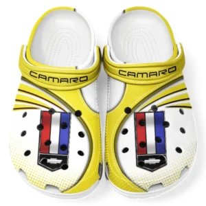 Chevrolet Camaro Crocs Sandals For Men Women, Gift For Chevrolet Camaro Fan CAR181031525713 - Yellow