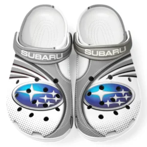 Subaru Crocs Sandals For Men Women, Gift For Subaru Fan CAR181031525714 - Gray