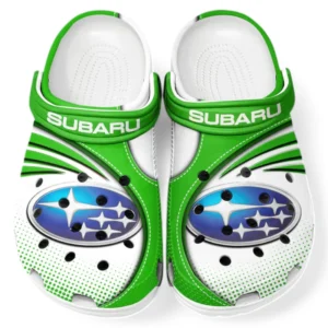 Subaru Crocs Sandals For Men Women, Gift For Subaru Fan CAR181031525714 - Green