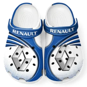 Renault Crocs Sandals For Men Women, Gift For Renault Fan CAR181031525716 - Blue