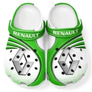 Renault Crocs Sandals For Men Women, Gift For Renault Fan CAR181031525716 - Green
