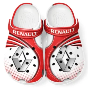 Renault Crocs Sandals For Men Women, Gift For Renault Fan CAR181031525716 - Red