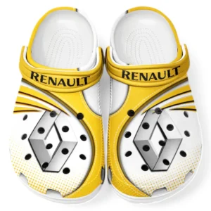Renault Crocs Sandals For Men Women, Gift For Renault Fan CAR181031525716 - Yellow