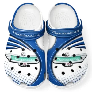 Thunderbird Crocs Sandals For Men Women, Gift For Thunderbird Fan CAR181031525717 - Blue