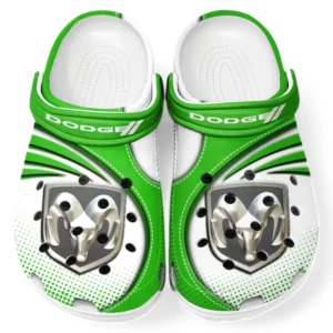 Dodge Crocs Sandals For Men Women, Gift For Dodge Fan CAR181031525718 - Green