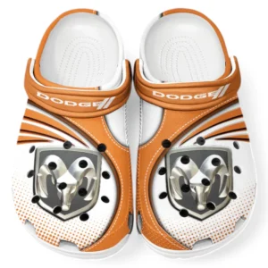 Dodge Crocs Sandals For Men Women, Gift For Dodge Fan CAR181031525718 - Orange