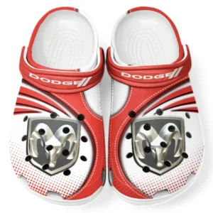Dodge Crocs Sandals For Men Women, Gift For Dodge Fan CAR181031525718 - Red