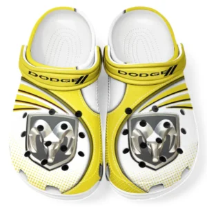 Dodge Crocs Sandals For Men Women, Gift For Dodge Fan CAR181031525718 - Yellow