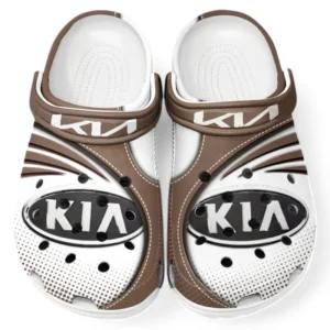 Kia Crocs Sandals For Men Women, Gift For Kia Fan CAR181031525720 - Brown