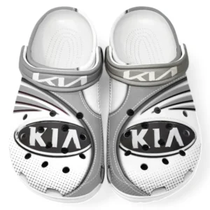 Kia Crocs Sandals For Men Women, Gift For Kia Fan CAR181031525720 - Gray