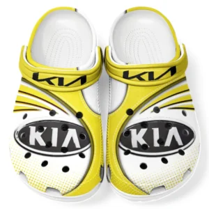 Kia Crocs Sandals For Men Women, Gift For Kia Fan CAR181031525720 - Yellow