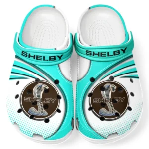 Shelby Crocs Sandals For Men Women, Gift For Shelby Fan CAR181031525721 - Cyan