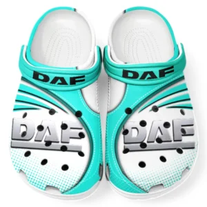 DAF Crocs Sandals For Men Women, Gift For DAF Fan CAR181031525724 - Cyan